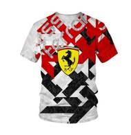 Xzx180305 F1 Scuderia Ferrari 2024 Signature 3D T-shirt 14