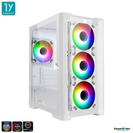 เคสคอมพิวเตอร์ Tsunami M211G Tempered Glass ARGB Gaming Case with 1264*4 รับประกันสินค้า 1 ปี
