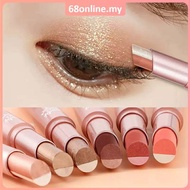 [Johor Seller] 3D Two-Tone Eyeshadow Stick Oil-Control Ultra-Blendable Lazy Makeup Essential Pensel 