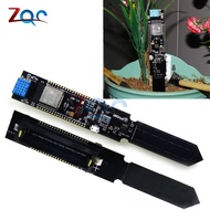 ESP32 CP2104 WIFI Bluetooth DHT11 Temperature Humidity Soil Moisture Sensor Detection Module 18650 B