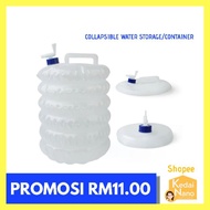READY STOCK COLLAPSIBLE FOLDABLE WATER CONTAINER STORAGE BEKAS AIR BOTOL AIR LIPAT