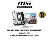 MSI MPG B850I Edge Ti WIFI Motherboard (AM5 | ITX | 3Y)