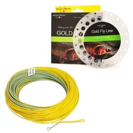 Gold Fly Line 90FT Weight Forward Floating 2 3 4 5 6 7 8 9WT Fly Fishing Line