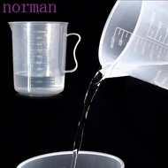 NORMAN Measuring Cup Laboratory Kitchen Tool 250/500/1000/ml Transparent Durable Reusable Measuring Cylinder