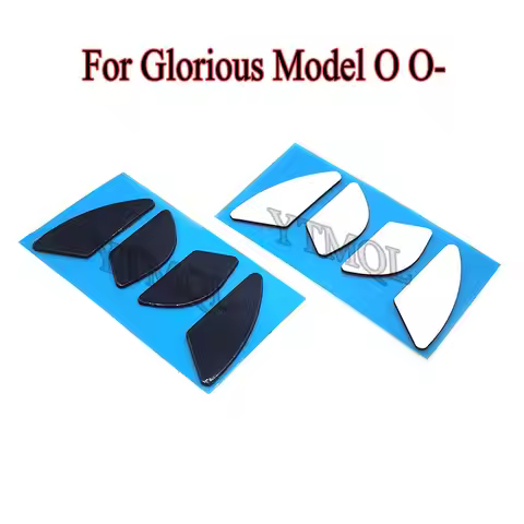 2Sets Mouse Skates Feet For Glorious Model O O- Black White Mouse Connector