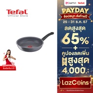 Tefal กระทะก้นแบน Cook Healthy ก้นอินดักชั่น ขนาด 28 ซม. รุ่น G1340695 กระทะเทฟล่อนtefal กระทะเตาแม่