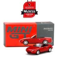 MINI GT 1/64 288 MAZDA MIATA MX-5 (NA) LHD CLASSIC RED