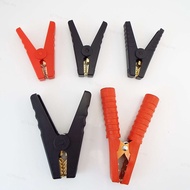 Car Battery Electrical Crocodile Alligator Insulated Clip Connector Handle Test Clip For Electric Pr