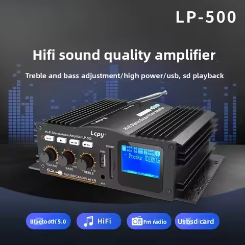 Bluetooth High-power Amplifier Lossless Format Music Playback Lyrics LCD LP-500