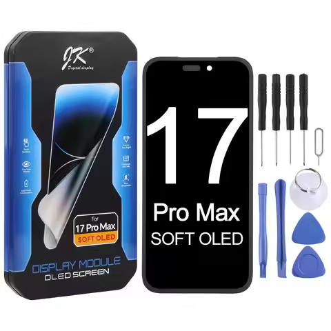 JK Brand Soft OLED LCD Screen For iPhone 17 Pro Max