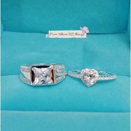 Couple Ring Silver 925 /Cincin Couple Silver 925 (Ready Stock)