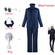 Anime Jujutsu Kaisen Gojo Satoru Cosplay Costume for Men อะนิเมะชายคอสเพลย์ชุด