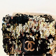 Chanel亮片包無卡