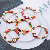 Jingdezhen New Style Cute Style Fresh Ceramic Bracelet Bracelet Apple Element Ceramic Bracelet Small