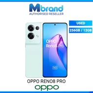 Oppo Reno8 Pro 5G 256GB + 12GB RAM 6.7 Inches 50MP Android Handphone SmartPhones Used 100% Original