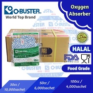 O-BUSTER 30cc/50cc/100cc Bulk Oxygen Absorber, Oxygen Scavenger , 脱氧剂, Penyerap Oksigen.