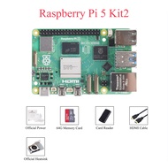 Raspberry Pi 5บอร์ดพัฒนาแรม4G 8G ของแท้CPU 4คอร์2.5Ghz 2.4G & 5G WiFi DC 5V 5A Dual 4Kp60 HDMI พร้อม