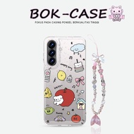 Cute Bear Cake Strap Casing Redmi 15 15C 13x Note 14 4G 5G Pro Plus A5 14C 13C 13 9T 9A 10A Note 8 9