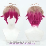BLUE LOCK Anime Periphery Alexis Ness Cos Wig Double Color Anti Rise Simulated Scalp
