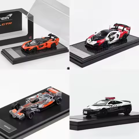 [PreSale] LCD 1:64 SennaGTR RedWhite NSX Police blackwhite MP4-23 silver Huyara Roadster BC Apple Gr