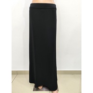 .PLUS SIZE G'LADYS Women Stretchable A-Line Formal Office Skirt M-5XL 988 (BLACK)