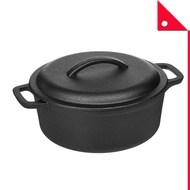 AmazonBasics : AZBKA2QT* หม้ออบดัตช์ Pre-Seasoned Cast Iron Dutch Oven