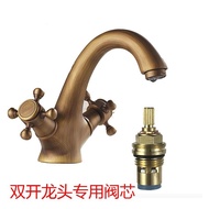 Double Open Faucet Accessories Valve Core Single Cold Ceramic Valve Core Hot Cold Valve Core All Cop