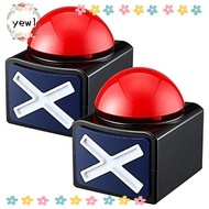 CEDAR Game Answer Buzzer, Sounding Toy Trivia Quiz Red Game Buzzer, with Sound Light ABS Talent Buzz