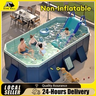 Non Inflatable Foldable Swimming Pool Kolam mandi budak Outdoor Kolam Renang Kolam Lipat For Kids & 