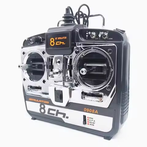8CH USB RC Flight Simulator for Helicopter 3D Airplane Multirotor, Drone Training Software with JTL0