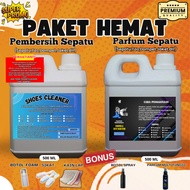Shoe Cleaner 1 Liter + Shoe Perfume 1 Liter | Multifunctional Antibacterial Shoe Cleaner, Odor Remov