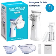 Portable Mesh Nebuliser Mini First Aid Kit Handheld Cough Asthma Inhaler Home Atomizer Use Dry Batte