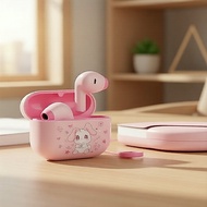 Realfit S2 Mini Earbuds:,,HiFi,, Fon Telinga Mini Realfit S2: Gaya Dopamin Comel, Kawalan Aplikasi, 