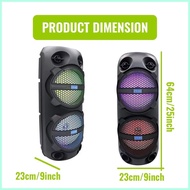 ☃ ❖ 100% Original Meet 8.5*2 Inches BK-8803  Bluetooth Party Speaker Sound Box With Microphone