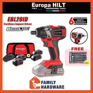 EUROPAHILT EUROPA HILT EBL20ID 20V BRUSHLESS CORDLESS BATTERY IMPACT DRIVER