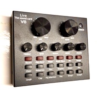 Live STREAM v8 sound card has bluetooth, no need to plug in, get music, 6 month replacement