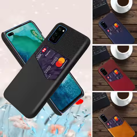 For Huawei Honor V30 30 20 Pro Play 4T 9A Cover Credit Card Vintage PU Leather Wallet Case For Huawe