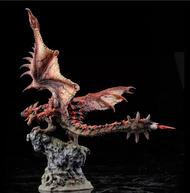 Model Monster Hunter CFB Dragon Statue Ice World Rise Gift Toy Collectible Figure Game Character App