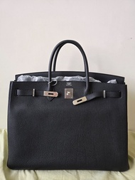 Hermes Birkin 40 Togo Calf Noir PHW Stamp Z