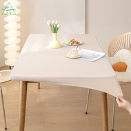 KS ผ้าคลุมโต๊ะ ผ้ายางปูโต๊ะ ผ้าปูโต๊ะ หนัง PVC กันน้ํา กันน้ํามัน สองด้าน สีพื้น สําหรับนักเรียน โต๊ะทานอาหาร