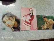 周慧敏 聖誕女郎postcard 黎明 yes大閃咭 鄭秀文yes透明大咭