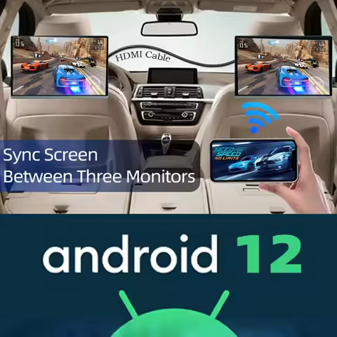 14 Inch IPS Car Headrest Monitor Tablet PC 4K Android 12 HDMI OUT Rear Multimedia TV Multifunction 2