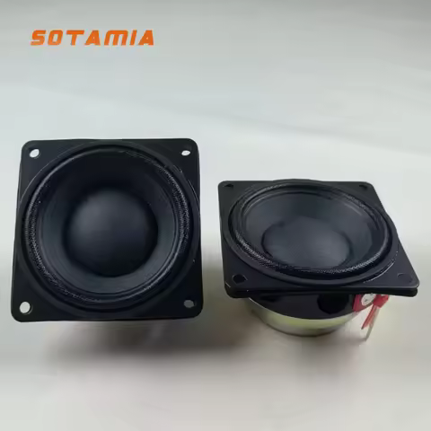 SOTAMIA 2Pcs 2 Inch Mini Audio Full Range HIFI Speaker 4 Ohm 28W Hifi Fever Home Sound Music Power S
