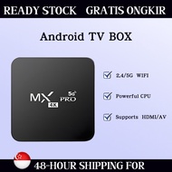 🔥MXQ Pro Android10.1 Smart TV Box 8GB+128GB 4K Chip Intelligent TV-Set Box 2.4G&5GWifiSmart TV Box 4