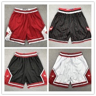 Seluar pendek bola keranjang Chicago mesh - Baju musim panas Amerika