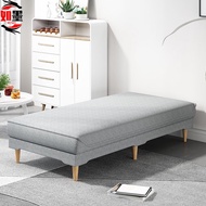 HY@ Pei You Balcony Sofa Bed Fabric Side Bed Widened Stitching Bed Bedroom Single Bed Rental Dual-Use Chaise Longue Sofa
