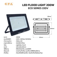 สปอร์ตไลท์ LED FLOOD LIGHT 220V 50W 100W 200W 300W