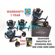 FISHDOM SEAHAWK SHUJITSU XT SPINNING REEL 800 2500 4000 6000