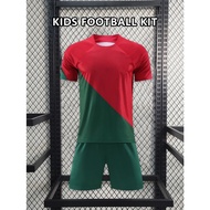 Kids Portugal Home 22/23 Football jersey set football jersey set