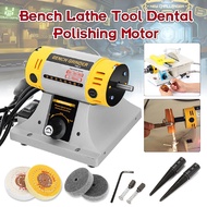 Mini Benchs Grinder Polishing Machine Kit For Jewelry Dental Jewelry Motor Lathe Benchs Grinder Kit